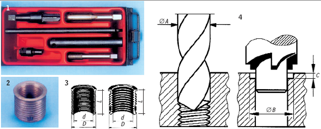 Naprawa otworów gwintowych