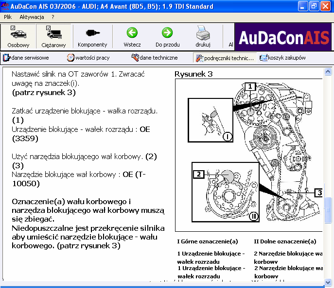 Zrzut ekranowy programu