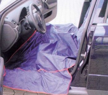 Folia ochronna zabezpieczająca wnętrze pojazdu w trakcie naprawy szyb