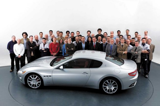 Zespół specjalistów, autorów designu samochodu Maserati GTI
