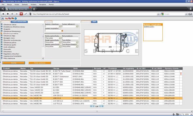 Dobór intercoolera za pomocą elektronicznego katalogu MABS