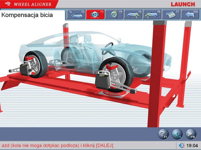 Kontrola geometrii kół