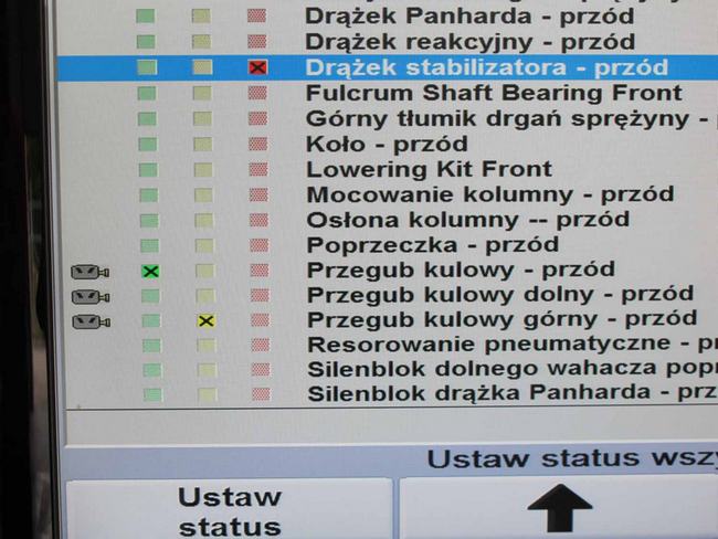 Pomiary podwozi