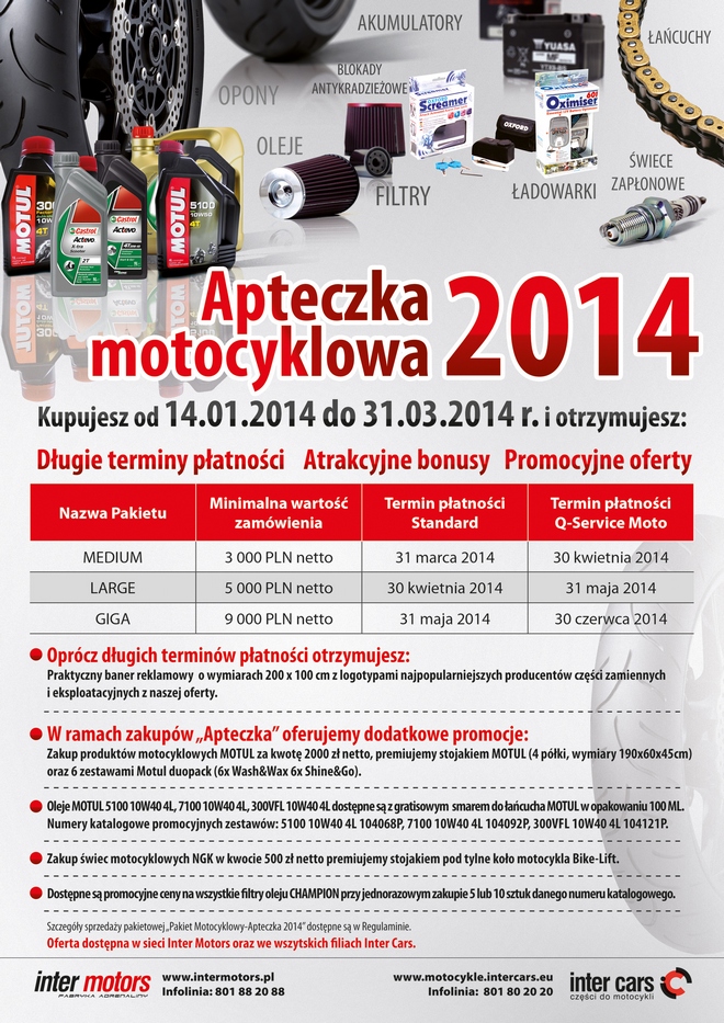 Inter Cars - Apteczka motocyklowa