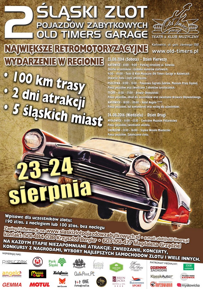 Śląski Zlot Pojazdów Zabytkowych Old Timers Garage